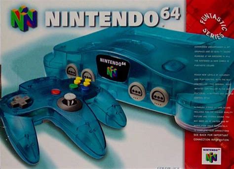 Nintendo 64 FUNTASTIC Ice Blue N64 Console OEM CIB AV/POWER Tested &Game. my-virtualmarket. (675) 100% positive. Seller's other items. Contact …